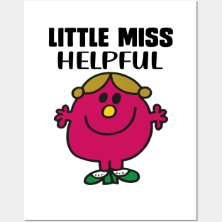 LITTLE MISS HELPFUL Posters and Art